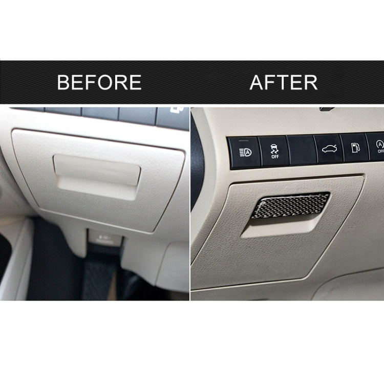 Car Carbon Fiber Main Driving Storage Box Handle Decorative Sticker for Toyota Eighth Generation Camry 2018-2019 - Car Interior Mouldings by PMC TechLife | Online Shopping South Africa | PMC TechLife | Buy Now Pay Later Mobicred