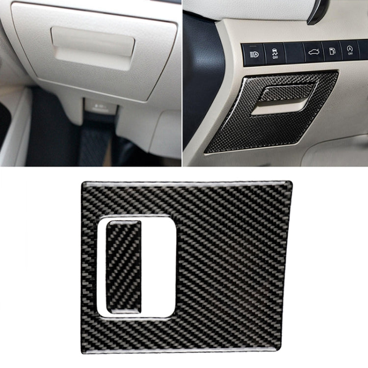 2 in 1 Car Carbon Fiber Main Driving Storage Box Handle Decorative Sticker for Toyota Eighth Generation Camry 2018-2019, Left Drive - Car Interior Mouldings by PMC TechLife | Online Shopping South Africa | PMC TechLife | Buy Now Pay Later Mobicred