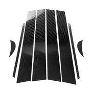 8 in 1 Car Carbon Fiber B Column Decorative Strip for Toyota Eighth Generation Camry 2018-2019