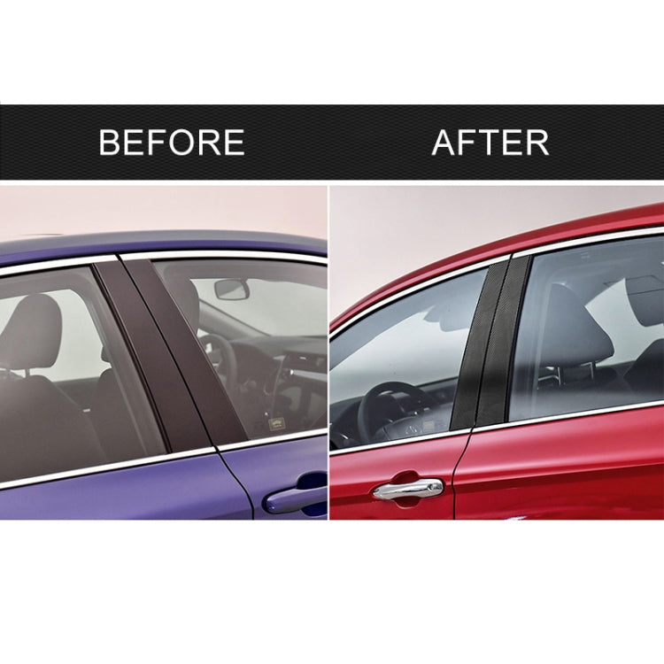 8 in 1 Car Carbon Fiber B Column Decorative Strip for Toyota Eighth Generation Camry 2018-2019 - free shipping - PMC TechLife - Order now!