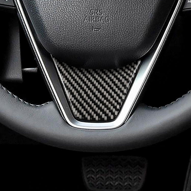 Car Carbon Fiber Steering Wheel Decorative Sticker for Toyota Eighth Generation Camry 2018-2019 - Car Interior Mouldings by PMC TechLife | Online Shopping South Africa | PMC TechLife | Buy Now Pay Later Mobicred