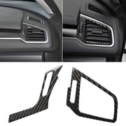 Car Carbon Fiber Right and Left Air Outlet Decorative Sticker for Honda Tenth Generation Civic 2016-2019, Left Drive