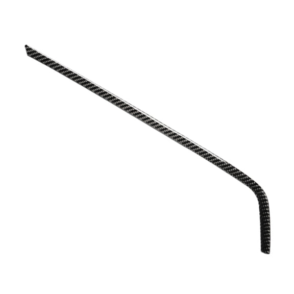Car Carbon Fiber Central Control Air Outlet Upper Decorative Sticker for Honda Tenth Generation Civic 2016-2019, Left Drive
