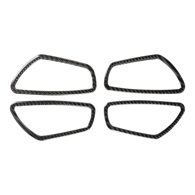 4 PCS Car Carbon Fiber Door Inner Wrist Frame Decorative Sticker for Honda Tenth Generation Civic 2016-2019 - Car Interior Mouldings by PMC TechLife | Online Shopping South Africa | PMC TechLife | Buy Now Pay Later Mobicred
