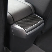 Car Carbon Fiber Rear Sundries Cover Decorative Sticker for Honda Tenth Generation Civic 2016-2019