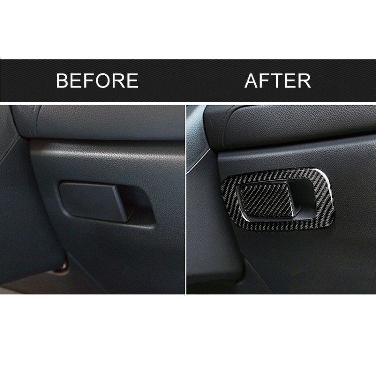 Car Carbon Fiber Storage Box Switch Decorative Sticker for Honda Tenth Generation Civic 2016-2019, Left Drive - Car Interior Mouldings by PMC TechLife | Online Shopping South Africa | PMC TechLife | Buy Now Pay Later Mobicred