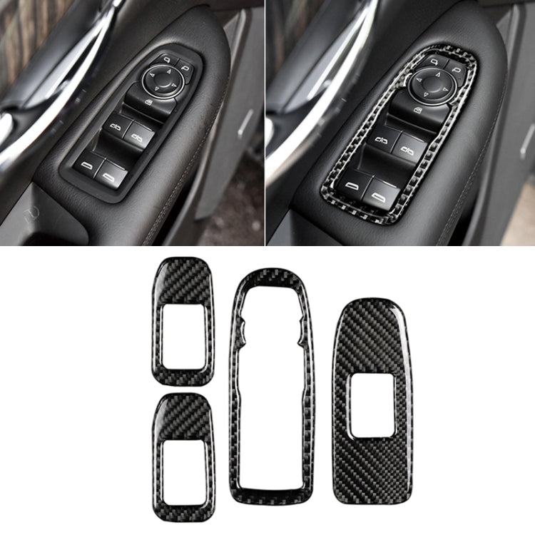 Car Carbon Fiber Door Window Lift Panel Decorative Sticker for Cadillac XT5 2016-2017 - Car Interior Mouldings by PMC TechLife | Online Shopping South Africa | PMC TechLife | Buy Now Pay Later Mobicred