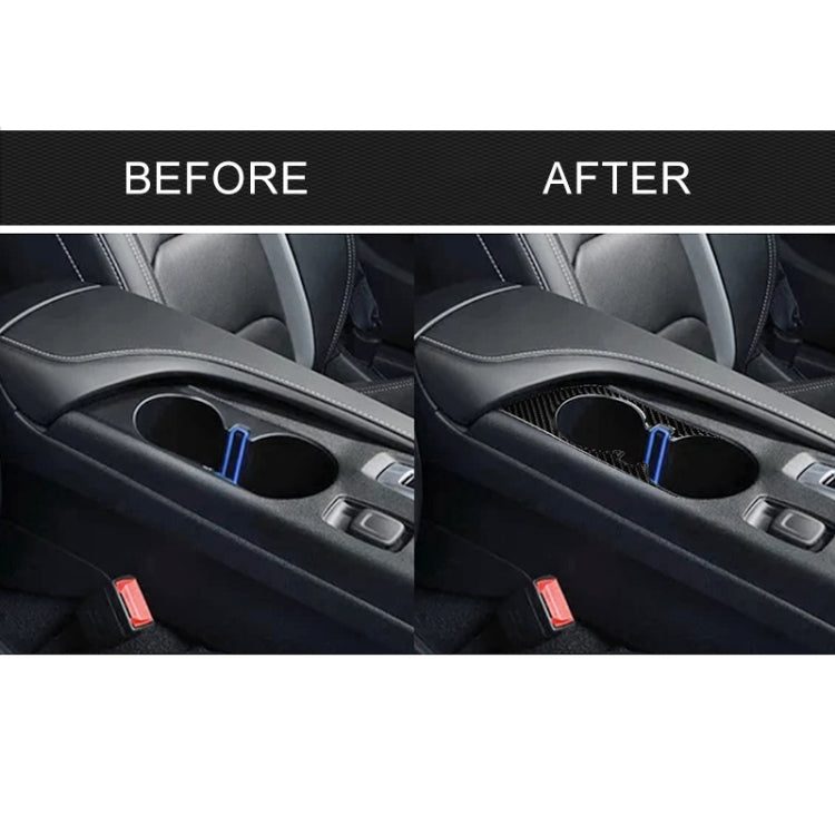 Car Carbon Fiber Water Cup Holder Decorative Sticker for Chevrolet Camaro 2017-2019 - Car Interior Mouldings by PMC TechLife | Online Shopping South Africa | PMC TechLife | Buy Now Pay Later Mobicred
