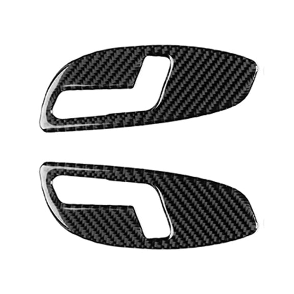 2 PCS Car Carbon Fiber Seat Adjustment Panel Decorative Sticker for Chevrolet Camaro 2017-2019