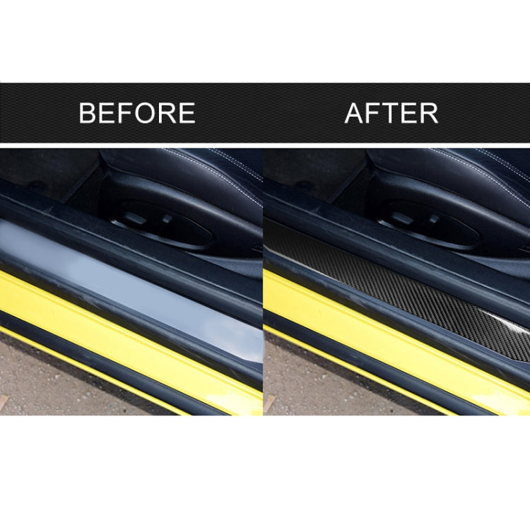 2 PCS Car Carbon Fiber Welcome Pedal Decorative Sticker for Chevrolet Camaro 2017-2019 - Car Interior Mouldings by PMC TechLife | Online Shopping South Africa | PMC TechLife | Buy Now Pay Later Mobicred