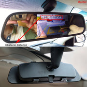 PZ604 170 Degree Car 4.3 inch Rearview Mirror Monitor with Round Camera