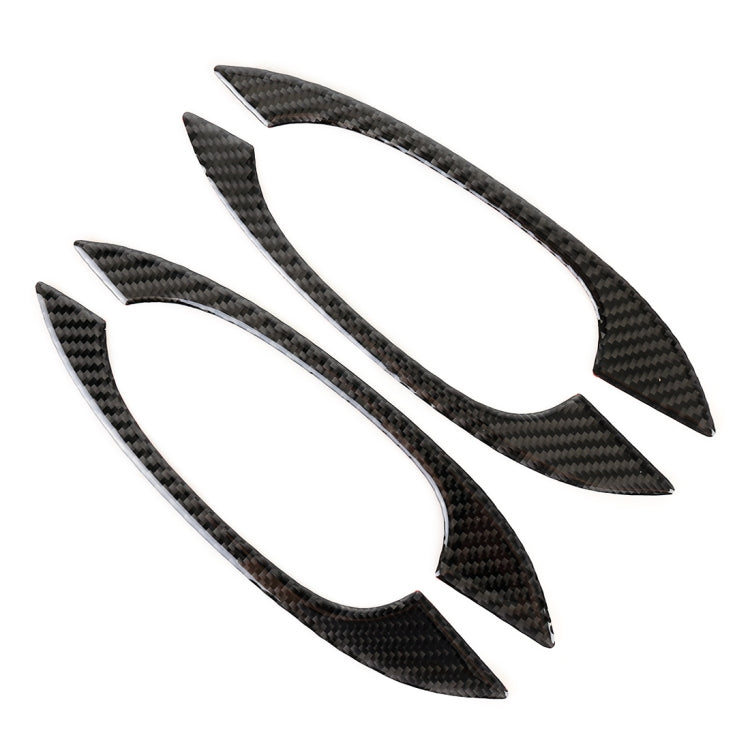 4 PCS Carbon Fiber Car Outside Door Handle Decorative Sticker for Porsche Macan - Decorative Strip by PMC TechLife | Online Shopping South Africa | PMC TechLife | Buy Now Pay Later Mobicred