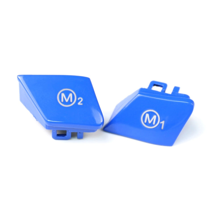 Sports Steering Wheel M1+M2 Fashion Button Switch Trim Cover for BMW F30 F34 F15 F16 2014-2018(Blue) - Steering Wheel Accessories by PMC TechLife | Online Shopping South Africa | PMC TechLife | Buy Now Pay Later Mobicred