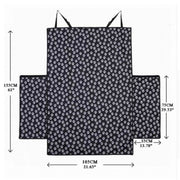 Nonslip Folding Water-resistant Car Trunk Seat Cover Pet Cat Dog Cushion Mat, Size: 155 x 105cm