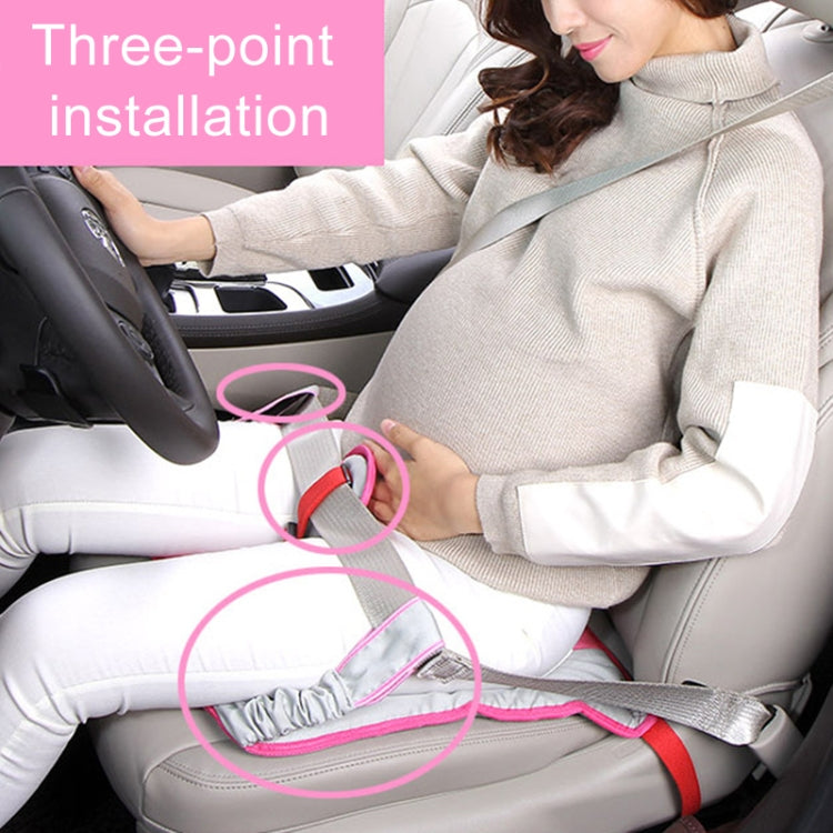 Car Safety Seat Protective Pad with Clip Back Abdominal Belt for Pregnant Woman (Pink) - Seat Belts & Padding by PMC TechLife | Online Shopping South Africa | PMC TechLife | Buy Now Pay Later Mobicred