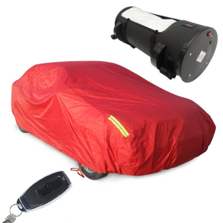 Sunscreen Insulated Rainproof Intelligent Automatic Remote Control Car Cover (Red) - PE Material by PMC TechLife | Online Shopping South Africa | PMC TechLife | Buy Now Pay Later Mobicred