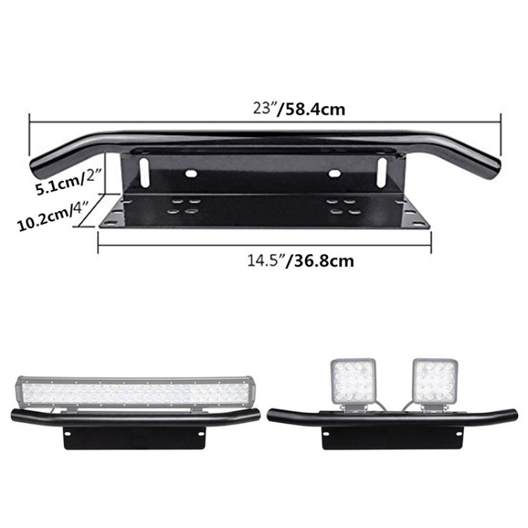 Universal Car License Plate Plastic Bracket Frame Holder Stand Mount (Black) - License Plate Covers & Frames by PMC TechLife | Online Shopping South Africa | PMC TechLife | Buy Now Pay Later Mobicred
