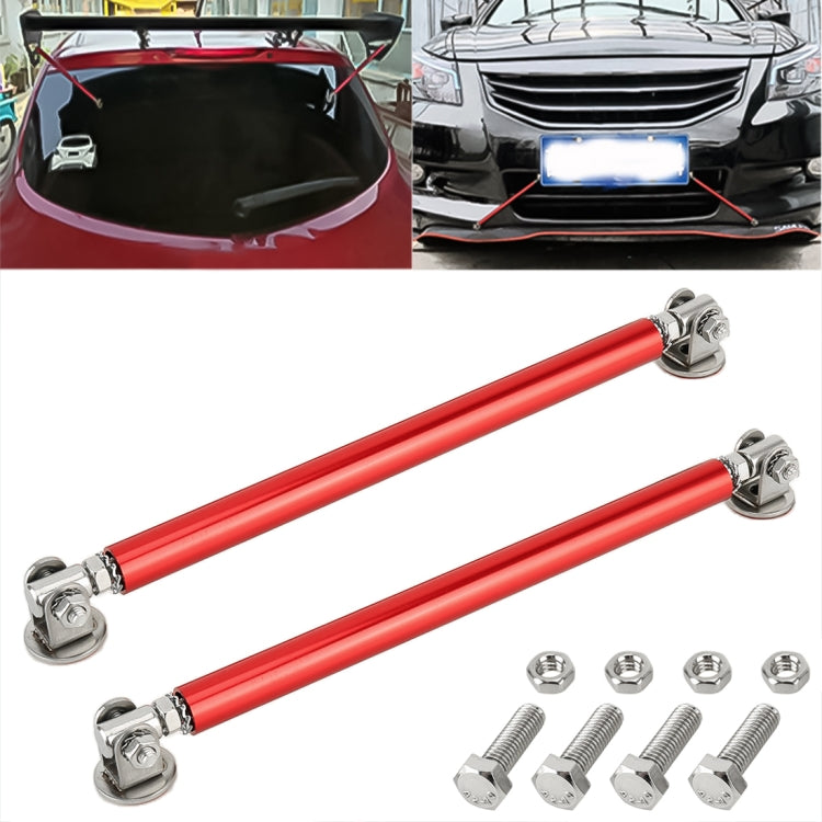 2 PCS Car Modification Adhesive Surrounded Rod Lever Front and Rear Bars Fixed Front Lip Back Shovel, Length: 20cm(Red) - Trunk & Bumper Accessories by PMC TechLife | Online Shopping South Africa | PMC TechLife | Buy Now Pay Later Mobicred