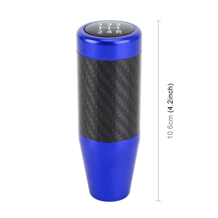 Universal Car Carbon Fiber Pattern Gear Head Gear Shift Knob (Blue) - Shift Knob by PMC TechLife | Online Shopping South Africa | PMC TechLife | Buy Now Pay Later Mobicred