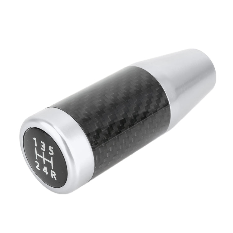 Universal Car Carbon Fiber Pattern Gear Head Gear Shift Knob (Silver) - Shift Knob by PMC TechLife | Online Shopping South Africa | PMC TechLife | Buy Now Pay Later Mobicred