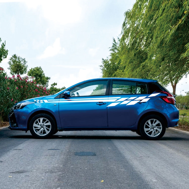 Car Styling Plaid Series PVC Sticker Auto Decorative Sticker (White) - Decorative Sticker by PMC TechLife | Online Shopping South Africa | PMC TechLife | Buy Now Pay Later Mobicred