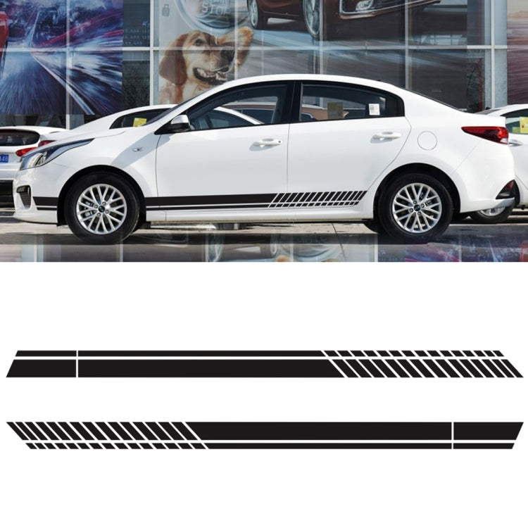 Car Styling Stripe PVC Sticker Auto Decorative Sticker (Black) - Decorative Sticker by PMC TechLife | Online Shopping South Africa | PMC TechLife | Buy Now Pay Later Mobicred