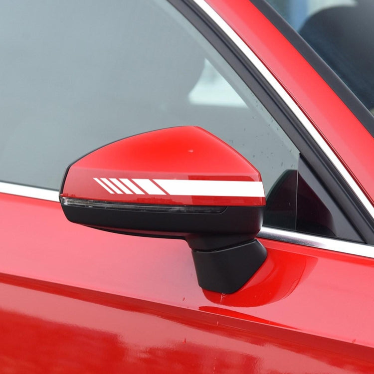 5 in 1 Car Styling Stripe Hood PVC Sticker Auto Decorative Sticker (White) - Decorative Sticker by PMC TechLife | Online Shopping South Africa | PMC TechLife | Buy Now Pay Later Mobicred