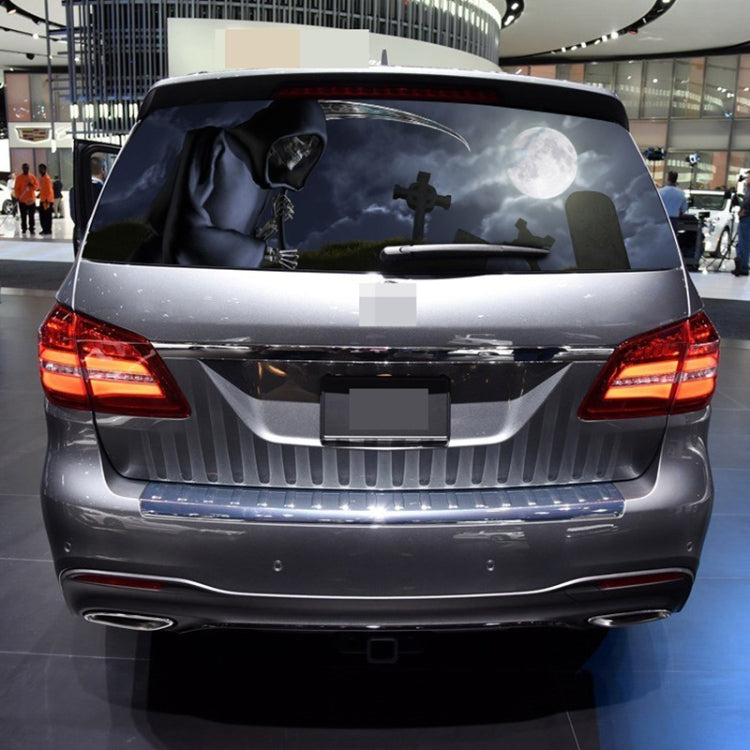 Death Cemetery Pattern Horror Series Car Rear Window Decorative Sticker, Size: 168 x 74cm - Decorative Sticker by PMC TechLife | Online Shopping South Africa | PMC TechLife | Buy Now Pay Later Mobicred