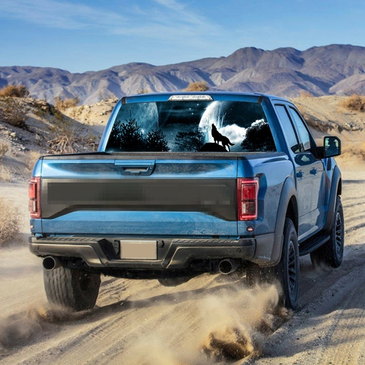 Wolverine Pattern Horror Series Car Rear Window Decorative Sticker, Size: 135 x 36cm - Decorative Sticker by PMC TechLife | Online Shopping South Africa | PMC TechLife | Buy Now Pay Later Mobicred