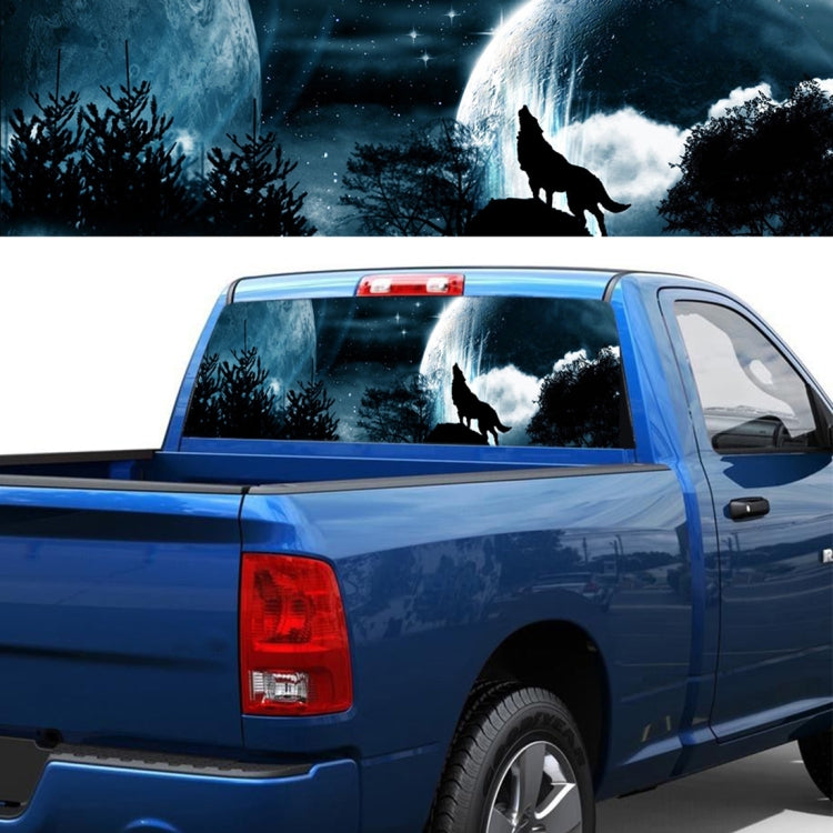 Wolverine Pattern Horror Series Car Rear Window Decorative Sticker, Size: 168 x 74cm - Decorative Sticker by PMC TechLife | Online Shopping South Africa | PMC TechLife | Buy Now Pay Later Mobicred