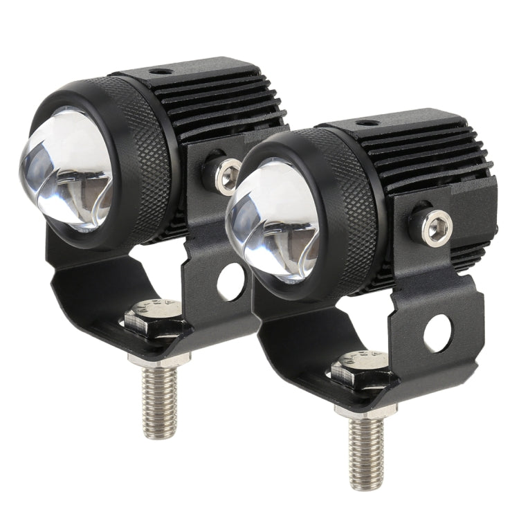 2 PCS DC9-36V / 20W / 6000K / 3000K / 2000LM Motorcycles Double Color Headlights / Fog Light - Headlights by PMC TechLife | Online Shopping South Africa | PMC TechLife | Buy Now Pay Later Mobicred