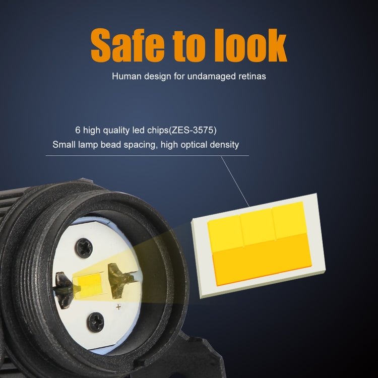 2 PCS DC9-36V / 20W / 6000K / 3000K / 2000LM Motorcycles Double Color Headlights / Fog Light - Headlights by PMC TechLife | Online Shopping South Africa | PMC TechLife | Buy Now Pay Later Mobicred