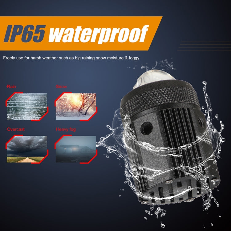 2 PCS DC9-36V / 20W / 6000K / 3000K / 2000LM Motorcycles Double Color Headlights / Fog Light - Headlights by PMC TechLife | Online Shopping South Africa | PMC TechLife | Buy Now Pay Later Mobicred