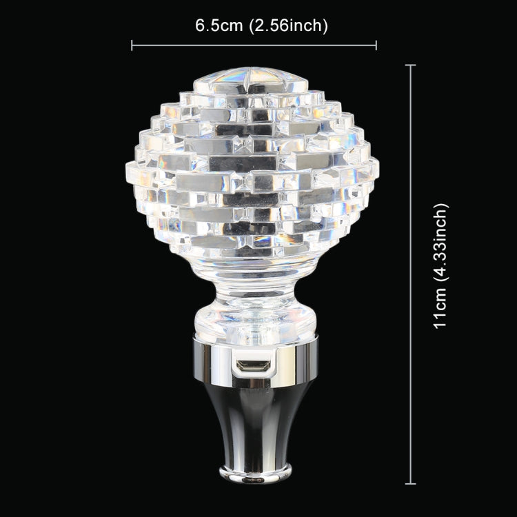 Universal Car Nest Shaped Crystal Gear Head Gear Shift Knob with Light - Shift Knob by PMC TechLife | Online Shopping South Africa | PMC TechLife | Buy Now Pay Later Mobicred