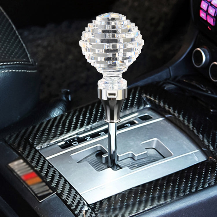 Universal Car Nest Shaped Crystal Gear Head Gear Shift Knob with Light - Shift Knob by PMC TechLife | Online Shopping South Africa | PMC TechLife | Buy Now Pay Later Mobicred