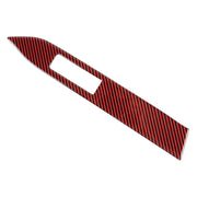 Car Carbon Fiber Vice Driving Seat Nameplate Decorative Sticker for Ford Mustang 2015-2020, Left-hand Drive