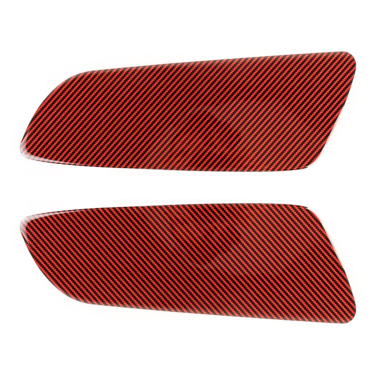 2 in 1 Car Carbon Fiber Rear Cover Decorative Sticker for Ford Mustang 2015-2020