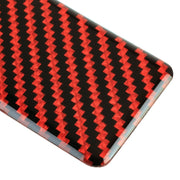 2 in 1 Car Carbon Fiber Welcome Pedal Outer Frame Decorative Sticker for Ford Mustang 2015-2020