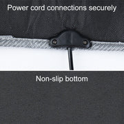 Car 12V Front Seat Heater Cushion Warmer Cover Winter Heated Warm, Single Seat (Coffee)