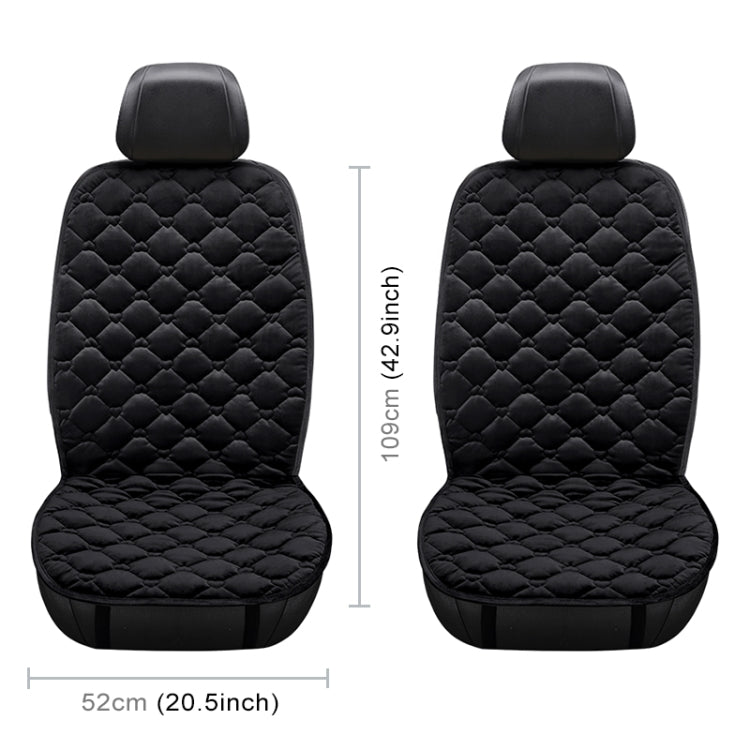 Car 12V Front Seat Heater Cushion Warmer Cover Winter Heated Warm, Double Seat (Black) - free shipping - PMC TechLife - Order now!