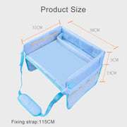 Children Water-resistant Dining Table Toy Organizer Baby Safety Tray Tourist Painting Holder (Animal)