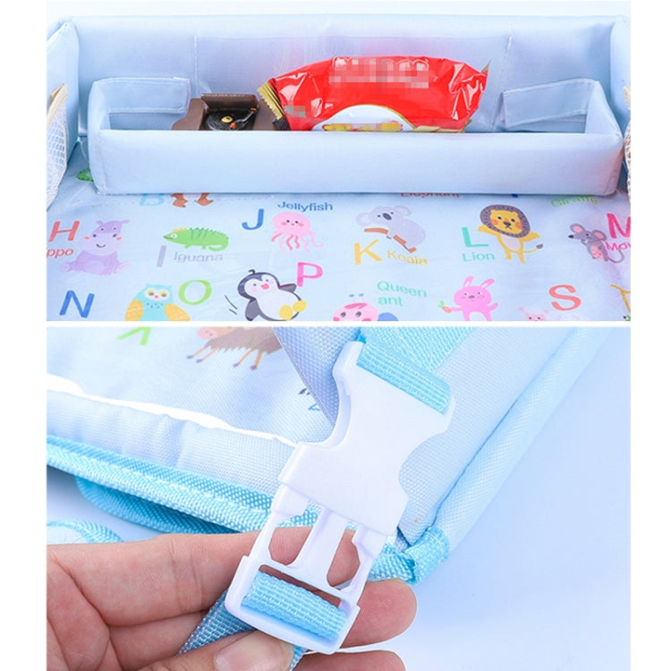 Children Water-resistant Dining Table Toy Organizer Baby Safety Tray Tourist Painting Holder  (Animal World)