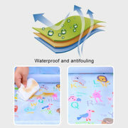 Children Water-resistant Dining Table Toy Organizer Baby Safety Tray Tourist Painting Holder  (Animal World)