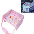 Children Waterproof Dining Table Toy Organizer Baby Safety Tray Tourist Painting Holder  (Pink Food) - Seat Accessories by PMC TechLife | Online Shopping South Africa | PMC TechLife | Buy Now Pay Later Mobicred