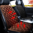 Car 24V Front Seat Heater Cushion Warmer Cover Winter Heated Warm, Single Seat (Coffee) - Seat Accessories by PMC TechLife | Online Shopping South Africa | PMC TechLife | Buy Now Pay Later Mobicred