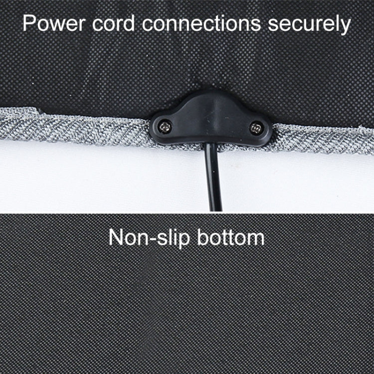 Car 24V Front Seat Heater Cushion Warmer Cover Winter Heated Warm, Single Seat (Coffee)