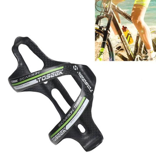 TOSEEK Matte Full Carbon Fiber Road Bicycle Water Bottle Holder (Green) - free shipping - PMC Jewellery - Order now!