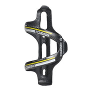 TOSEEK Matte Full Carbon Fiber Road Bicycle Water Bottle Holder (Yellow)