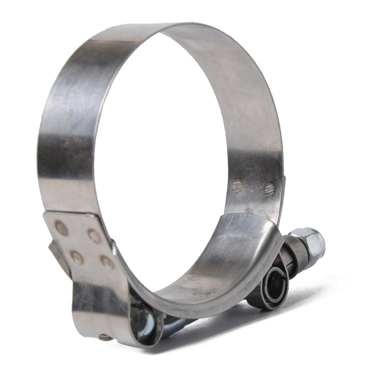 4 PCS Stainless Steel T-Bolt Hose Clamps Pipe Clip Fuel Line Clip, Size: 79-87mm - Booster Cable & Clip by PMC TechLife | Online Shopping South Africa | PMC TechLife | Buy Now Pay Later Mobicred