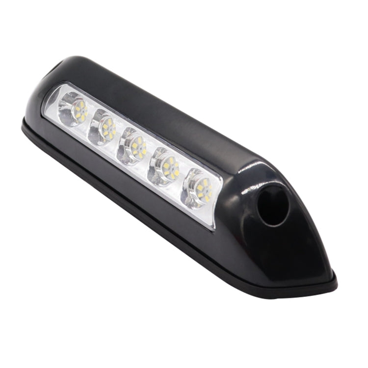DC 12V 2.6W 6000K IP67 Marine RV Waterproof LED Stair Deck Dome Light Ceiling  Lamp, Black Shell and Rubber Base - Marine Accessories & Parts by PMC TechLife | Online Shopping South Africa | PMC TechLife | Buy Now Pay Later Mobicred